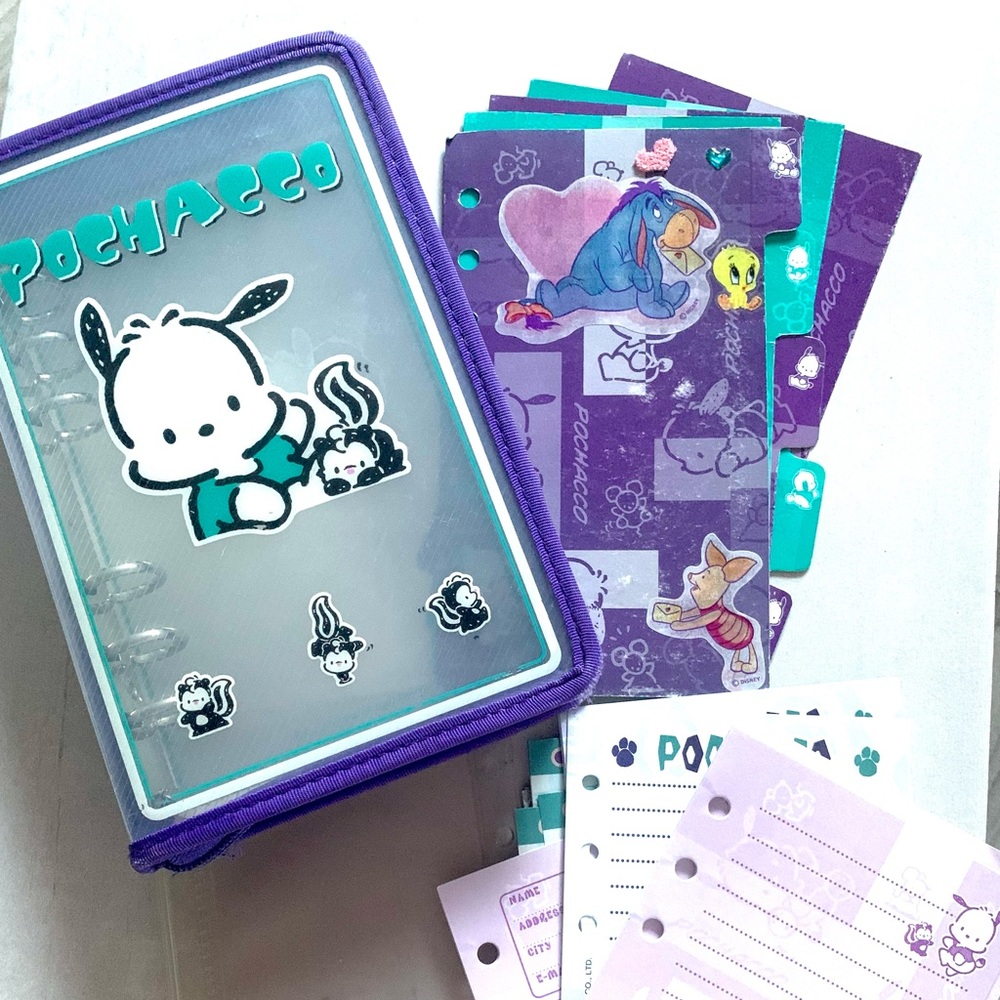 Vintage Sanrio pochacco agenda planner